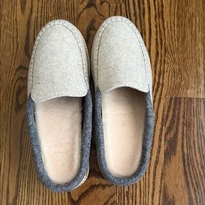 Sanuk cozy vibe slipper oatmeal/ gray ladies  10